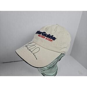 Vintage MotorGuide 'Never Stop' Fishing Hat H&L - Signed By Kevin VanDam - OSFA